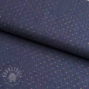 JEANS DENIM 3,8 OZ Drops Metallic dark blue