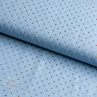 JEANS DENIM 3,8 OZ Drops Metallic light blue