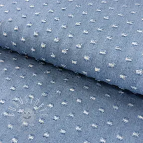 JEANS DENIM 6 OZ Small Holes light blue