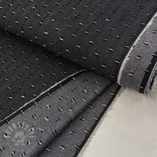 JEANS DENIM 6 OZ Small Holes black