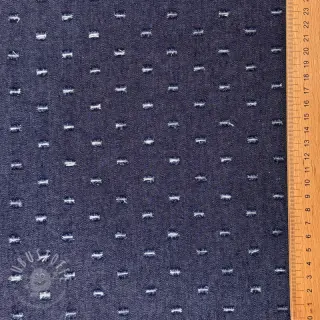 JEANS DENIM 6 OZ Small Holes dark blue