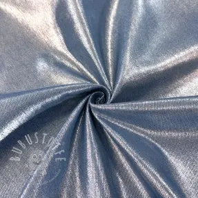 JEANS DENIM 8,5 OZ STRETCH WASHED metallic  blue silver