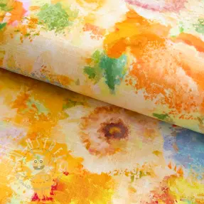 Viskosestoff leinen Impressionist