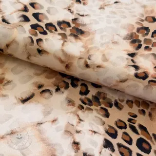 Viskosestoff TWILL Structured Panther design A