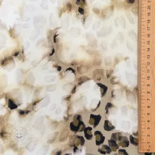 Viskosestoff TWILL Structured Panther design B