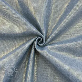 JEANS DENIM Metallic blue gold