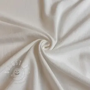 Viskosestoff leinen WASHED off white