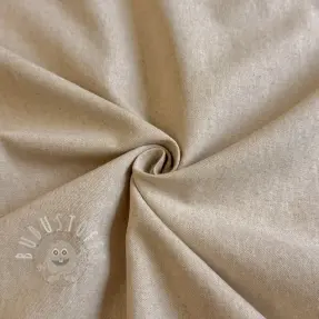 Baumwollstoff mit Leinen VALENCIA off white