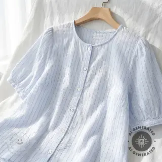 Baumwollstoff EMBROIDERY Flowstripe