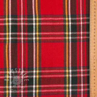 Dekostoff Ecossais rouge vert