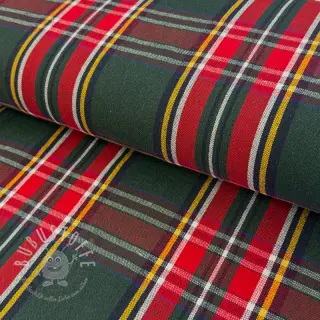 Dekostoff Ecossais vert rouge