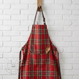 Dekostoff Ecossais rouge vert