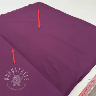 Baumwollstoff mit Viskose aubergine 2nd class