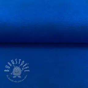Baumwoll Bündchenstoff glatt cobalt 70