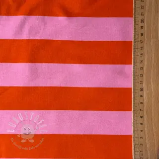Sweat kuschel SOFT Stripes orange