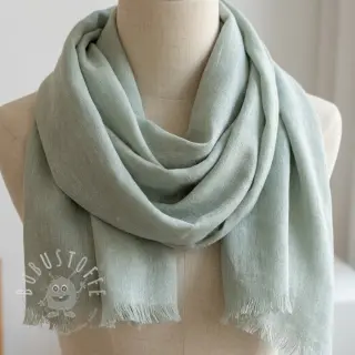 Leinen mit Baumwolle PLAIN mint