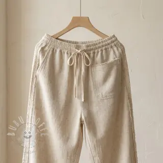 Baumwollstoff mit Leinen Almeria naturals