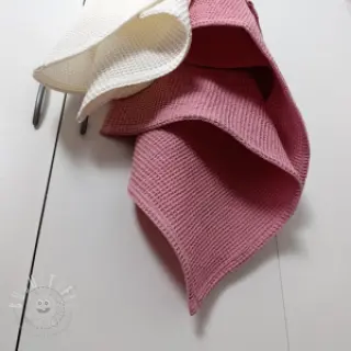 Waffelstoff mauve