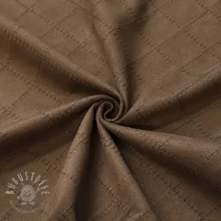 SUEDE SCUBA Diamond chocolate brown