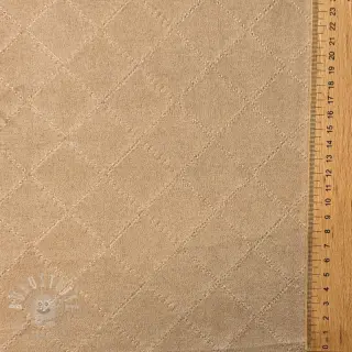 SUEDE SCUBA Diamond champagne