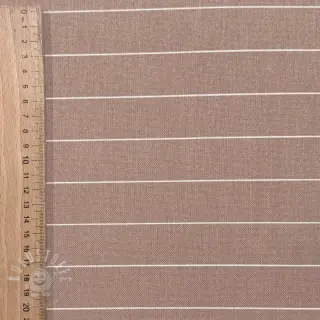 Dekostoff premium Perfect thin lines taupe