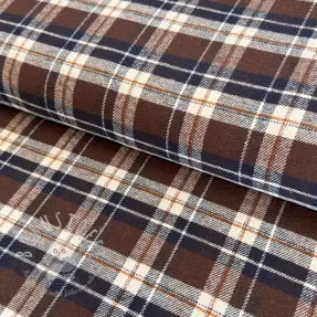 Baumwollstoff FLANEL YARN DYED BRUSHED CHECK design G
