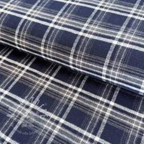 Baumwollstoff FLANEL YARN DYED BRUSHED CHECK design D
