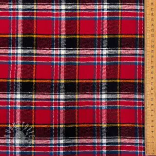 Baumwollstoff FLANEL YARN DYED BRUSHED CHECK design E
