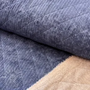 Cord QUILT navy