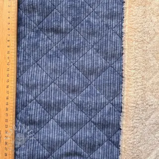 Cord QUILT navy