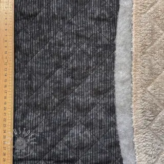 Cord QUILT black