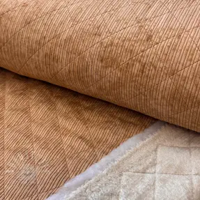 Cord QUILT light brown