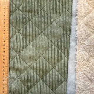 Cord QUILT khaki