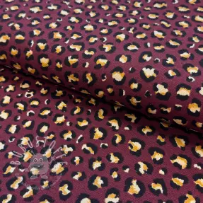 Dekostoff premium Leopard animal small wine