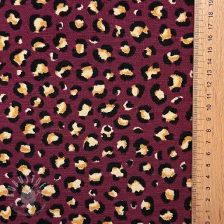 Dekostoff premium Leopard animal small wine