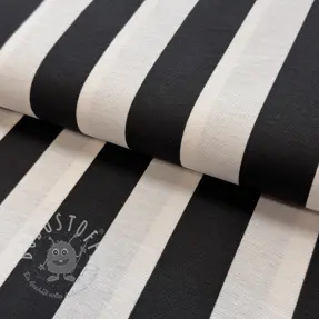 Dekostoff premium Joyful basic stripe black