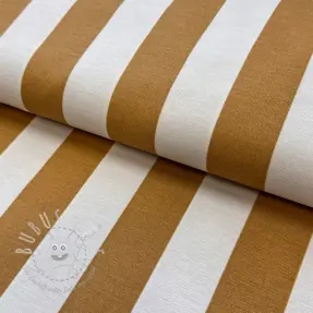Dekostoff premium Joyful basic stripe yellow