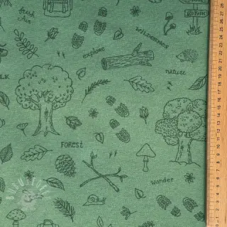 Dekostoff premium Wander woods doodle