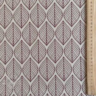 Dekostoff Linenlook Leaf line minimalist wine