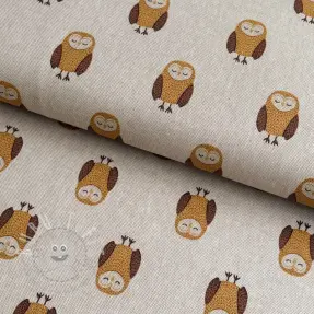 Dekostoff Linenlook Night owl nap