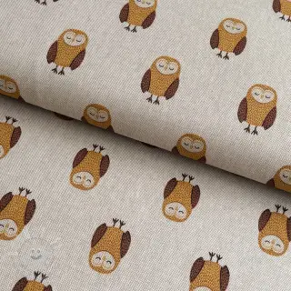 Dekostoff Linenlook Night owl nap