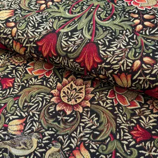 Dekostoff GOBELIN premium Ornate art craft black