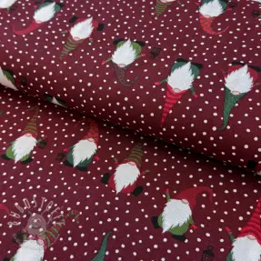 Dekostoff premium Jolly tomte wine