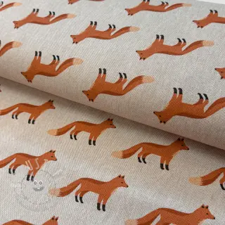 Dekostoff Linenlook Fox parade line