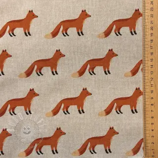 Dekostoff Linenlook Fox parade line
