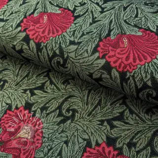 Dekostoff GOBELIN premium Poppy art craft black