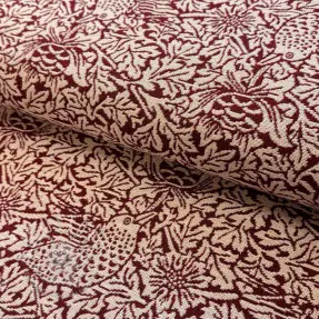 Dekostoff GOBELIN premium Anemone art craft wine