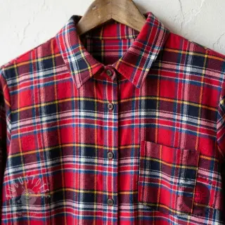 Baumwollstoff FLANEL YARN DYED BRUSHED CHECK design E