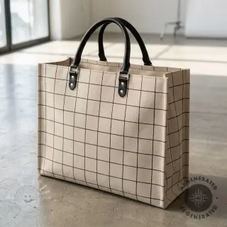 Dekostoff Linenlook Freehand grid lines