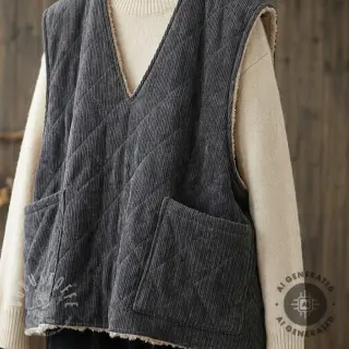 Cord QUILT black